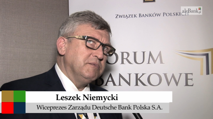Leszek Niemycki, wiceprezes zarządu Deutsche Bank Polska