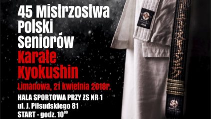 Plakat 45 Mistrzostw Polski Seniorów Karate Kyokushin