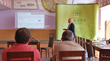 Spotkania Biznesowego dla lokalnych przedsiębiorców, jakie 8 maja 2018 r. ESBANK Bank Spółdzielczy zorganizował w sali wieluńskiego Cechu Rzemiosł Różnych i Przedsiębiorców