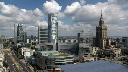 Warszawa, widok centrum