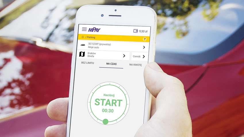 W aplikacji mobilnej mPay zapłacisz za parkowanie w Krakowie