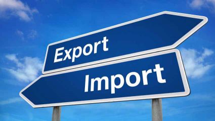 Napis: eksport i import