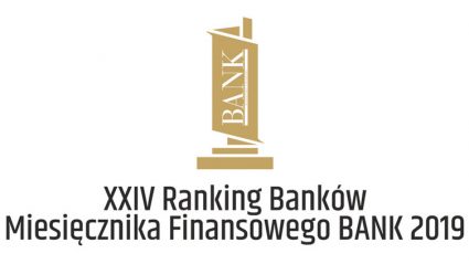 Statuetka Rankingu Banków Miesięcznika Finansowego BANK