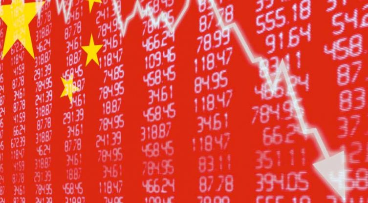 Chiny spadki na giełdzie
