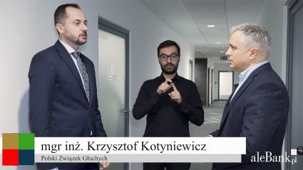 Krzysztof Kotyniewicz, Prezes Zarządu Głównego Polskiego Związku Głuchych.