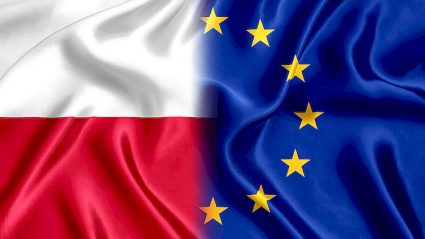 Polska, UE, flagi