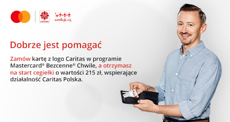 Nowa promocja Mastercard, Banku Pocztowego i Caritas Polska