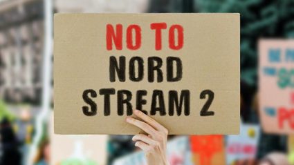 Protest przeciwko Nord Stream 2