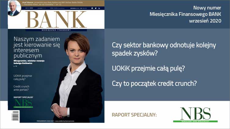 „Miesięcznik Finansowy BANK” – wrzesień 2020