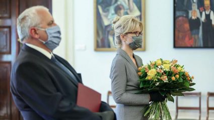 Pałac Prezydencki | Andrzej Duda wręcza akty powołania członkom zarządu NBP