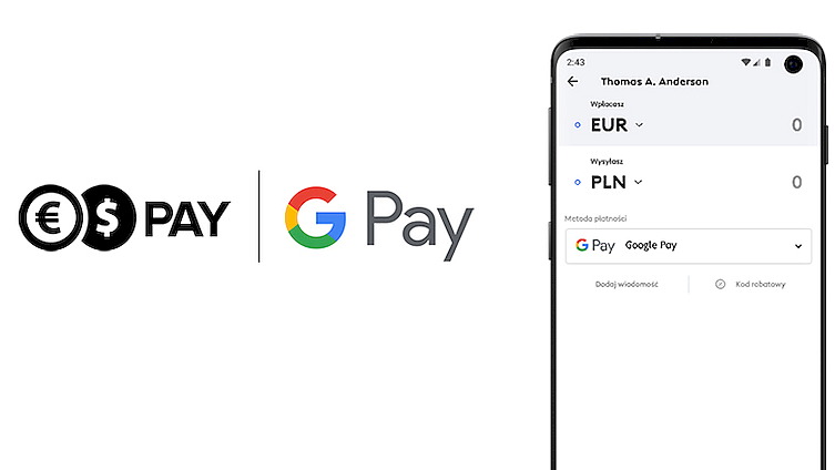 Google Pay już dostępny w Cinkciarz Pay