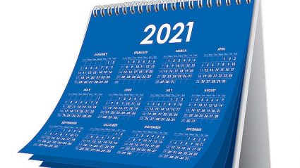 2021, kalendarz