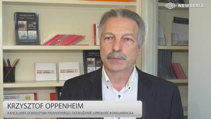 Krzysztof Oppenheim z Kancelarii Doradztwa Finansowego. Oddłużanie, Upadłość konsumencka.