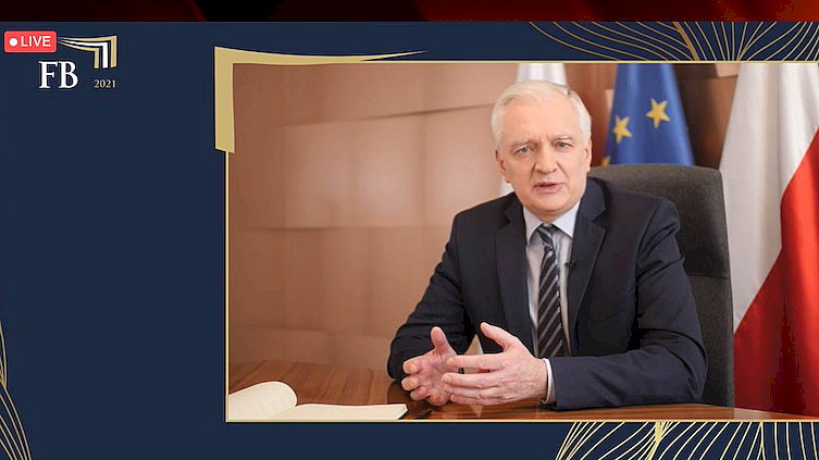 Jarosław Gowin na Forum Bankowym 2021: szybki transfer środków pomocowych do firm nie byłby możliwy bez sprawnego sektora bankowego