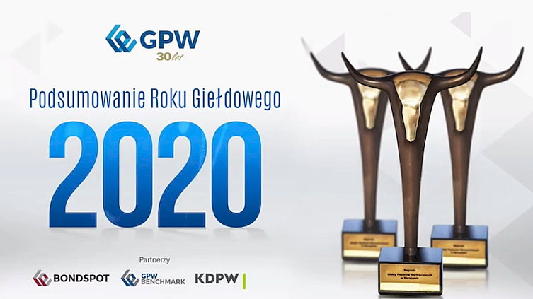 Nagrody GPW dla liderów polskiego rynku kapitałowego w 2020 roku