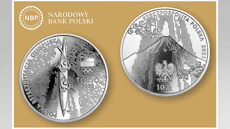 NBP wprowadzi srebrną monetę kolekcjonerską „Polska Reprezentacja Olimpijska Tokio 2020”