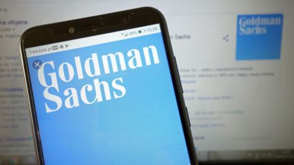 Logo Goldman Sachs na telefonie