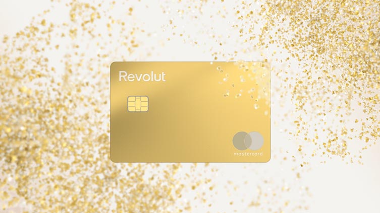 Revolut udostępnił karty pokryte 24-karatowym złotem