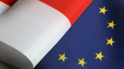 flaga Polski i UE