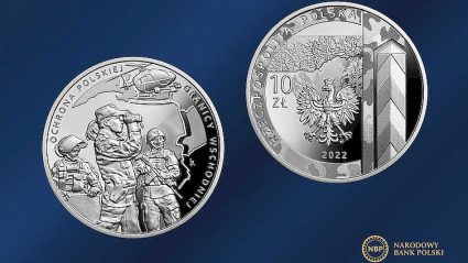 Nowa srebrna moneta kolekcjonerska NBP: „Ochrona polskiej granicy wschodniej”