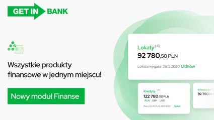 Nowy moduł Finanse w bankowości internetowej Getin Noble Banku