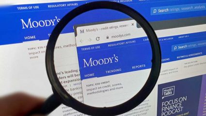 Strona internetowa Moody's