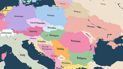 Europa, mapa