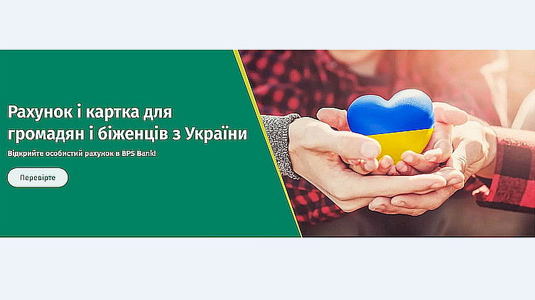 Rachunek bankowy dla Ukraińców w BPS