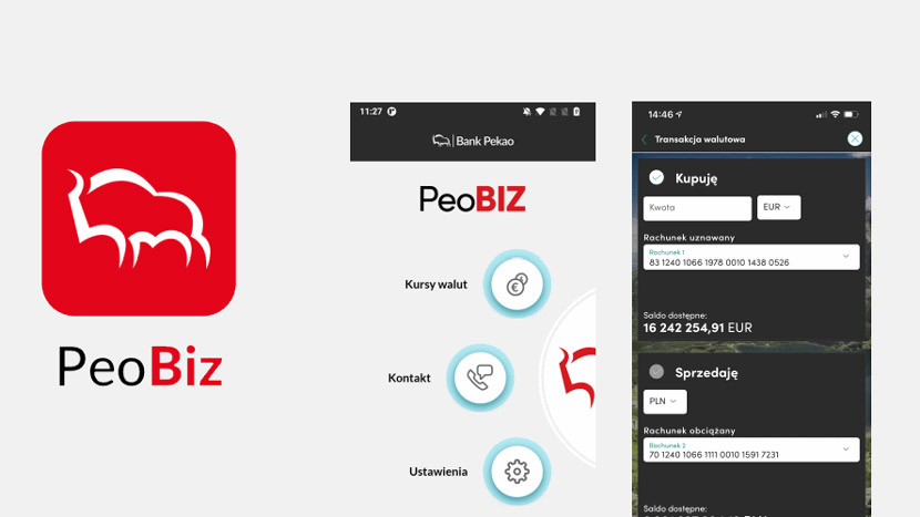Bank Pekao wprowadził nową aplikację mobilną dla firm PeoBIZ