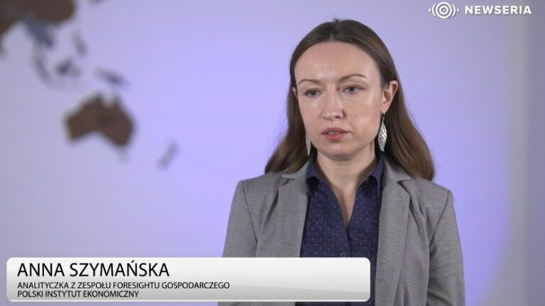 Anna Szymańska, analityczka zespołu foresightu gospodarczego w Polskim Instytucie Ekonomicznym