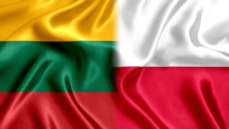Polska, Litwa, flagi