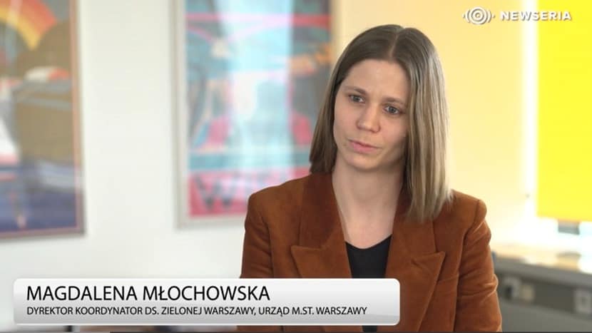 Magdalena Młochowska, dyrektor koordynator ds. zielonej Warszawy z Urzędu m.st. Warszawy.
