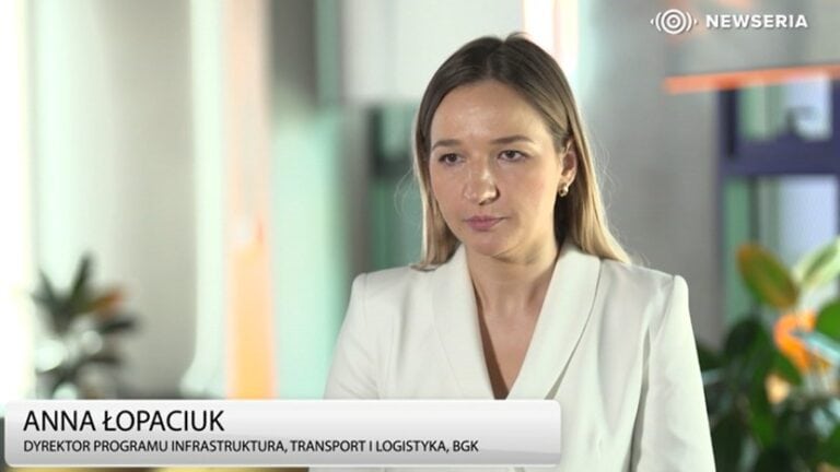 Anna Łopaciuk, dyrektor programu Infrastruktura, Transport i Logistyka w Banku Gospodarstwa Krajowego