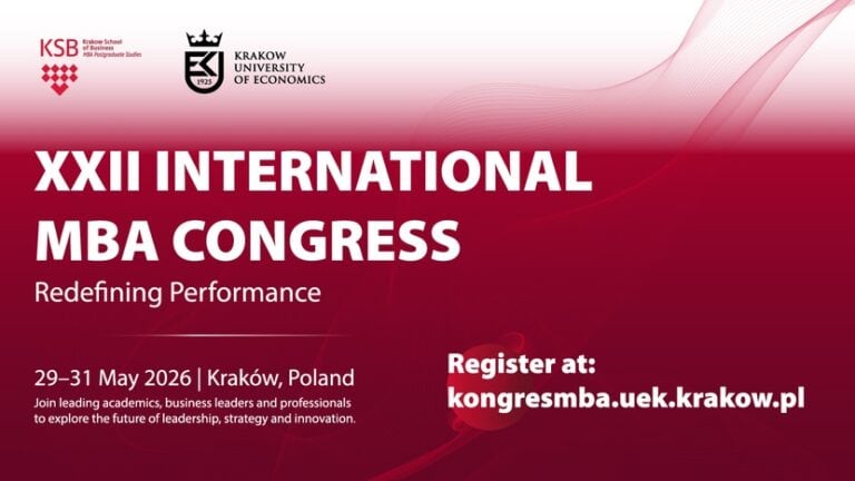 XXII Międzynarodowy Kongres MBA w Krakowie, 2026